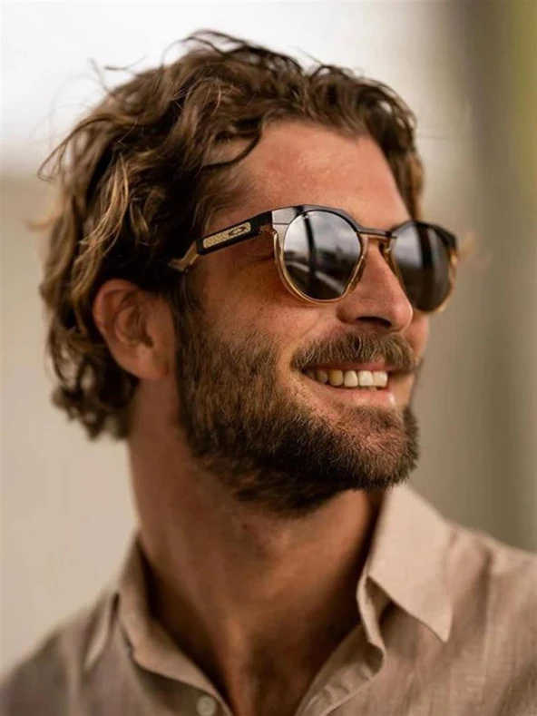 Oakley HSTN Polarize Güneş Gözlüğü 924204 Matte Black Prizm Sapphire Polar - 7