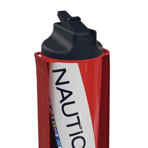 Nautica NTM02 Sport Termos Paslanmaz Çelik 950 ml Navy Flags - 3