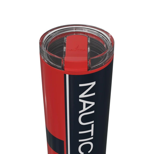 Nautica NTM02 Sport Termos Paslanmaz Çelik 950 ml Navy Kırmızı - 2