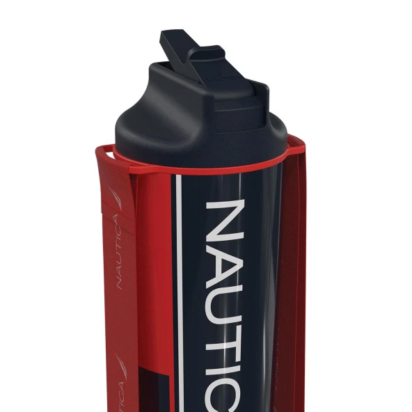 Nautica NTM02 Sport Termos Paslanmaz Çelik 950 ml Navy Kırmızı - 3