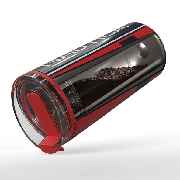 Nautica NTM02 Sport Termos Paslanmaz Çelik 950 ml Navy Kırmızı - 4