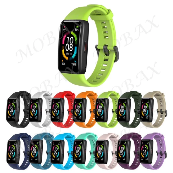 Huawei Band 6 Kordon Spor Silikon Kordon Mix 47