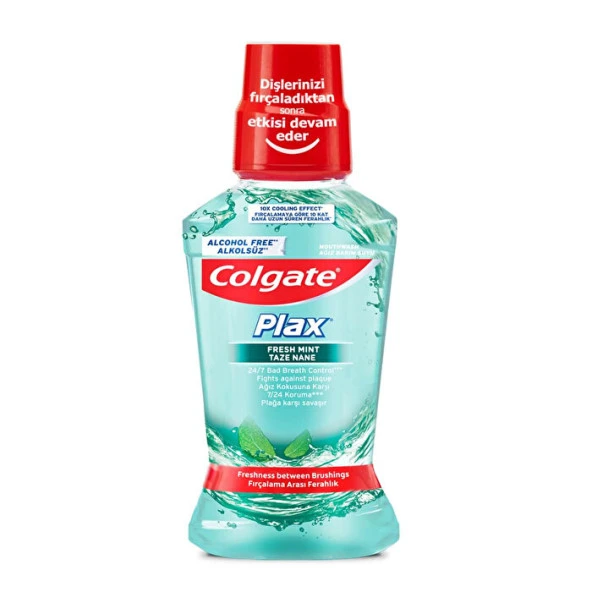 Colgate Plax Taze Nane Ağız Bakım Suyu 250 ml 3 Adet - Resim 2