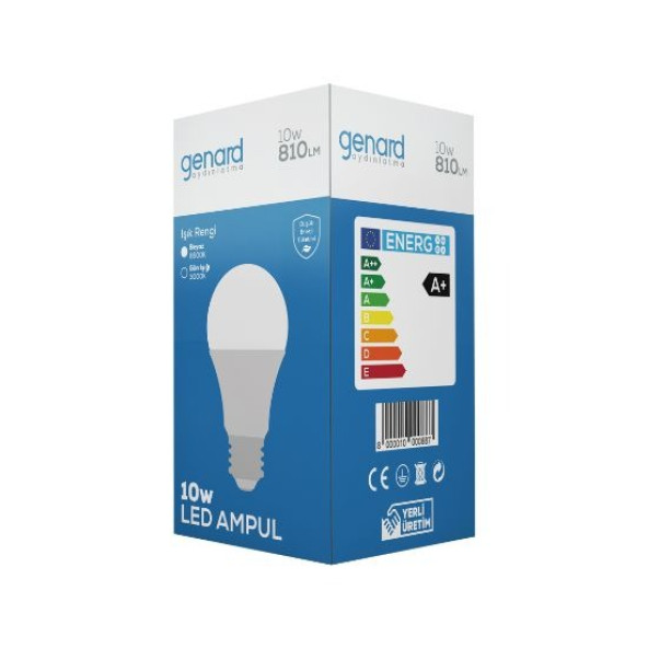 GENARD 10 W BEYAZ LED AMPÜL 10 adet