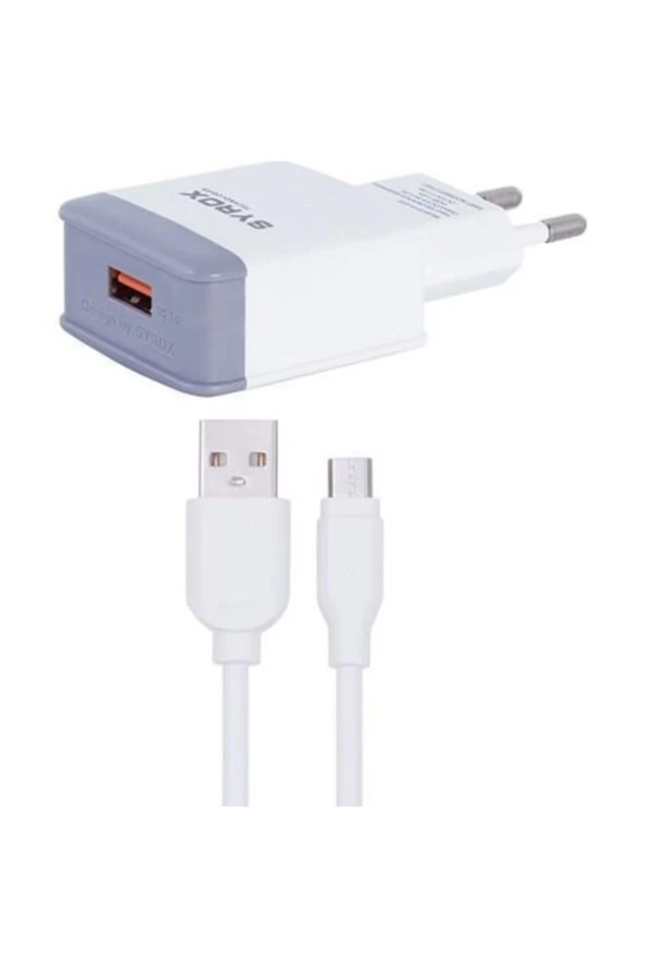 Hızlı Şarj Aleti Adaptör Syrox Quıck Charging Set / 3.0a-usb 3.0 Yeni Syx-q30