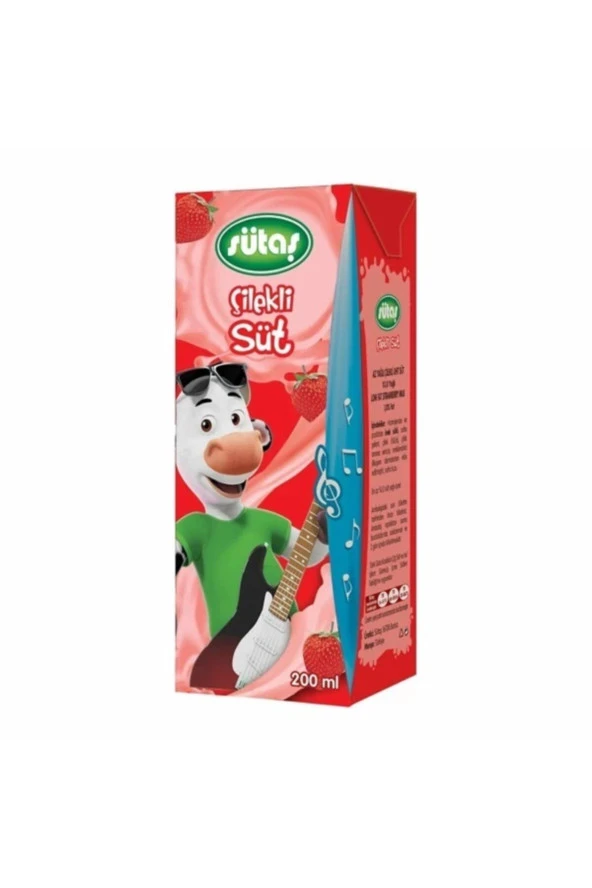 SÜTAŞ Çilekli Süt 180 Ml ( 27 Adet ) - 2