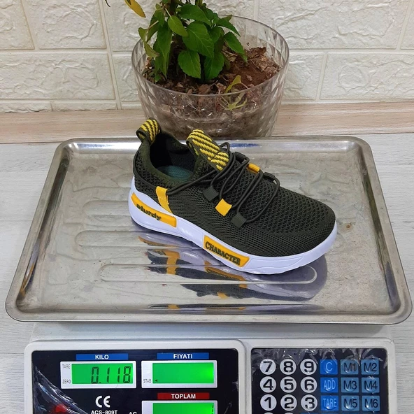 Alessio 4017 Haki Bağacaksız Fuspetli Erkek Çocuk Spor Ayakkabı - 2