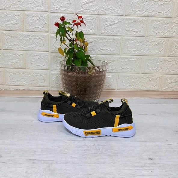 Alessio 4017 Haki Bağacaksız Fuspetli Erkek Çocuk Spor Ayakkabı - 8