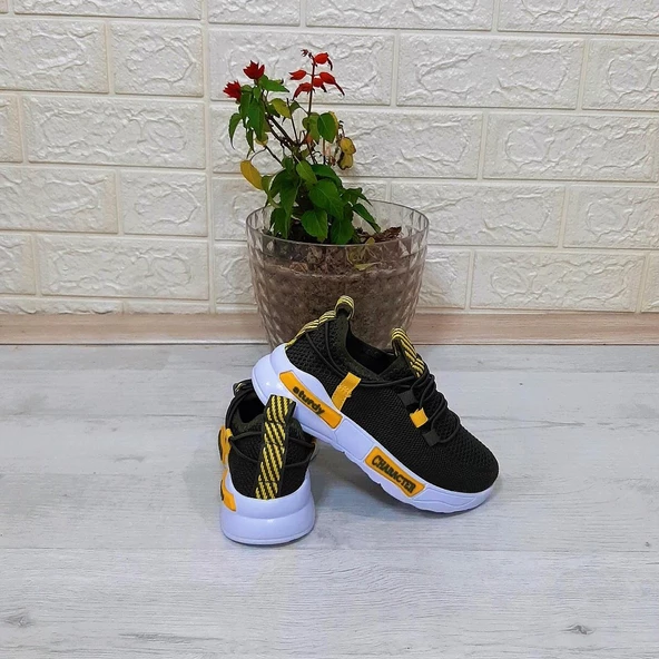 Alessio 4017 Haki Bağacaksız Fuspetli Erkek Çocuk Spor Ayakkabı