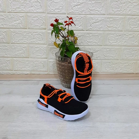 Alessio 4017 Siyah Bağacaksız Fuspetli Erkek Çocuk Spor Ayakkabı - 3