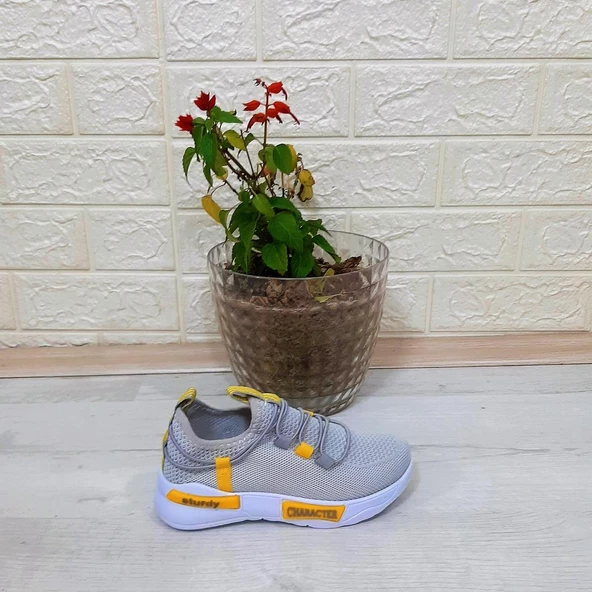 Alessio 4017 Gri Bağacaksız Aqua Fuspetli Erkek Çocuk Spor Ayakkabı - 4