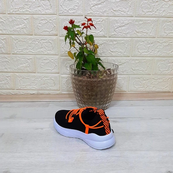 Alessio 4017 Siyah Bağacaksız Fuspetli Erkek Çocuk Spor Ayakkabı - 5