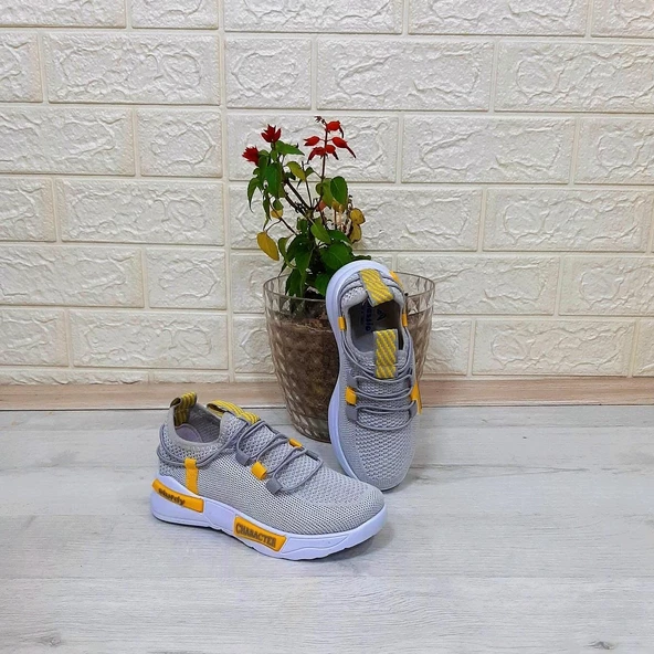 Alessio 4017 Gri Bağacaksız Aqua Fuspetli Erkek Çocuk Spor Ayakkabı - 3