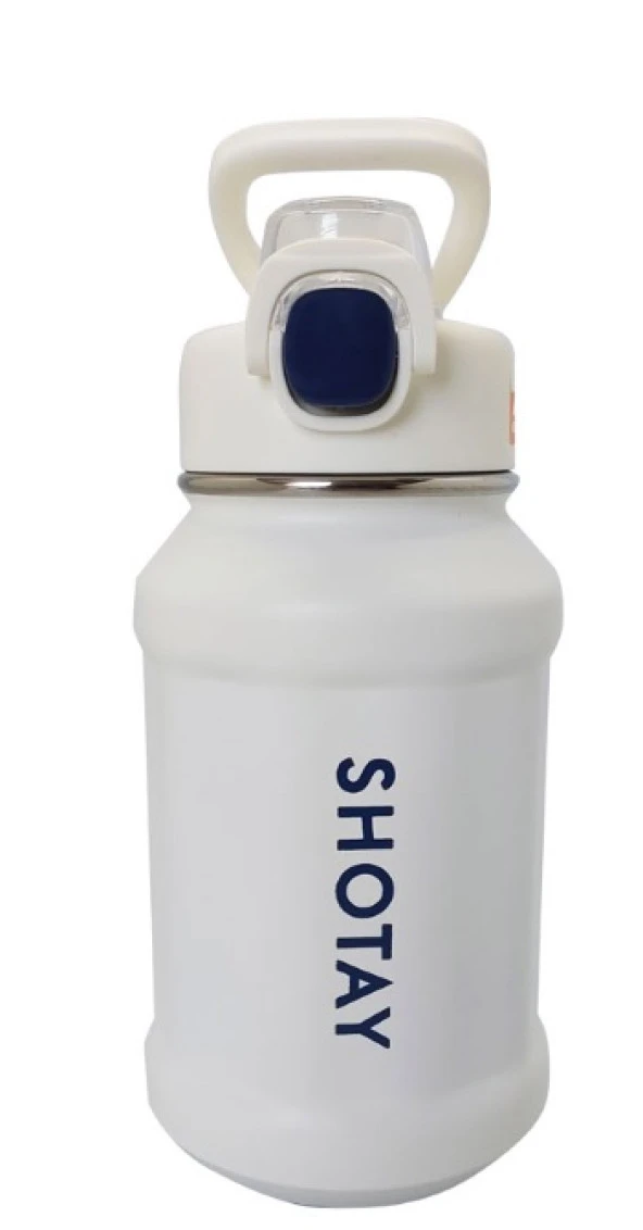 ST-8238 Çelik Pipetli Matara 720 ml Yeşil