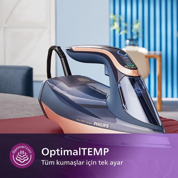 Philips Azur 8000 Serisi DST8050/20 3000 W Buharlı Ütü - 5