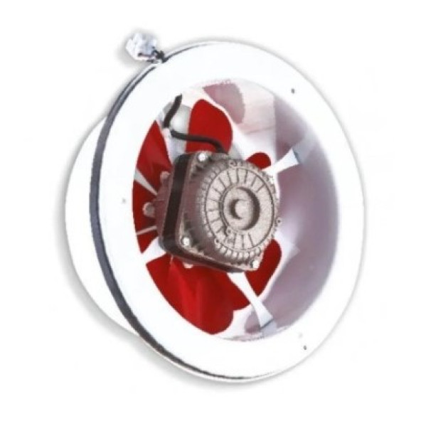 Fansan 20 cm TBA 200 40 watt 650 m3/h 1350 DD 220/230 volt Monofaze Aksiyel Duvar Baca Cam Aspiratörü Fanı