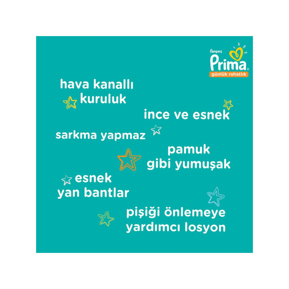 PRİMA AKTİF BEBEK BEZİ 6 NO - 2