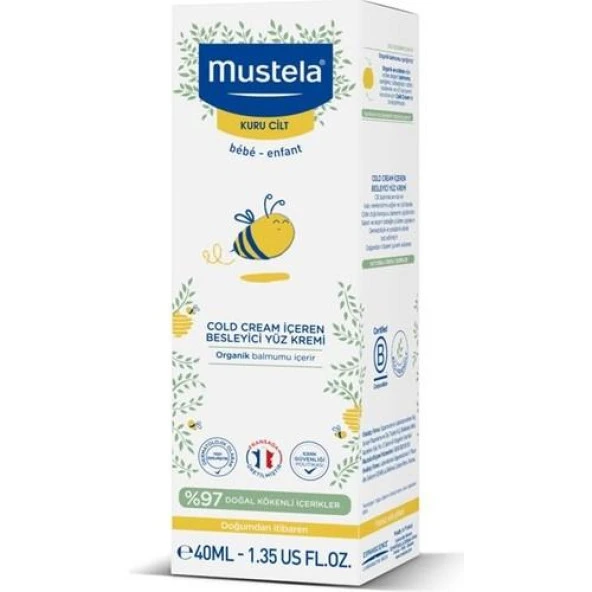 Mustela Cold Cream İçeren Besleyici Krem 40 ml