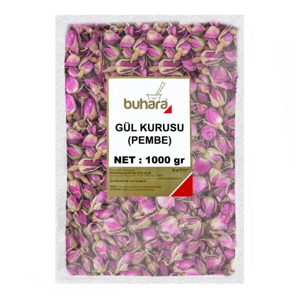 BUHARA PEMBE GÜL KURUSU 1000 GR