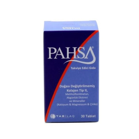 PAHSA Tip II Kollagen 30 Tablet