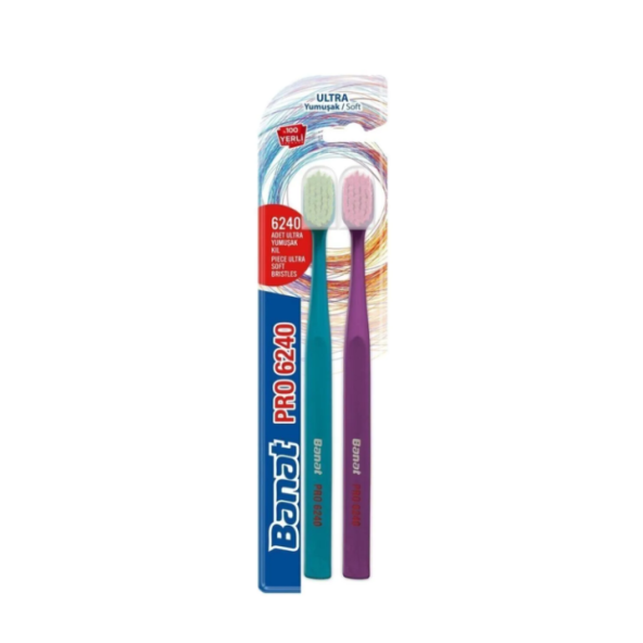 Banat Pro 6240 Adet Kıl İçeren 1+1 Ultra Yumuşak Diş Fırçası