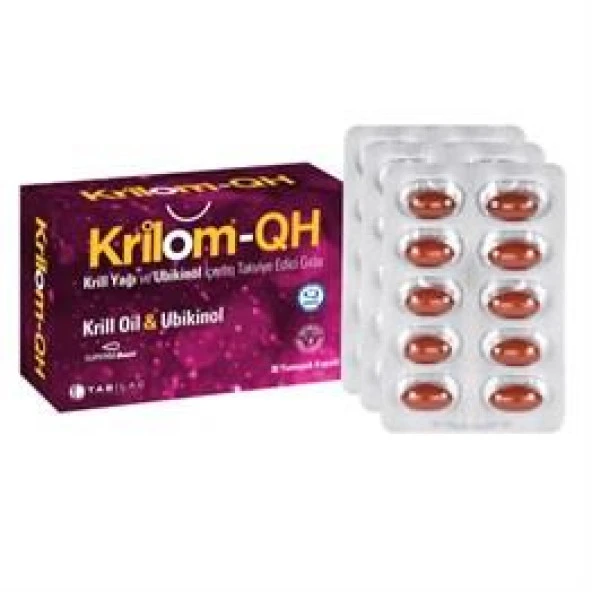Krilom-QH Krill Oil & Ubikinol 30 Yumuşak Kapsül