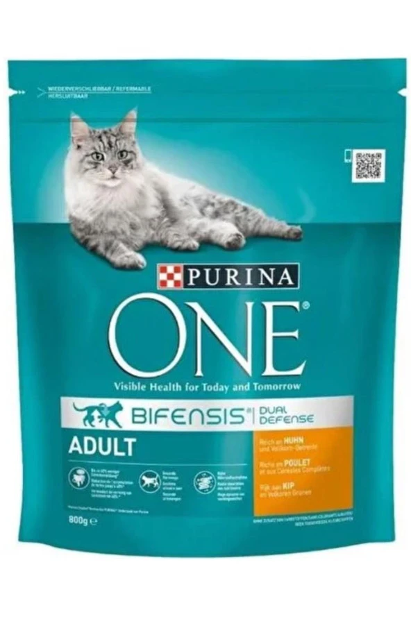 Purina One Tavuklu Yetişkin Kedi Maması 800 Gr