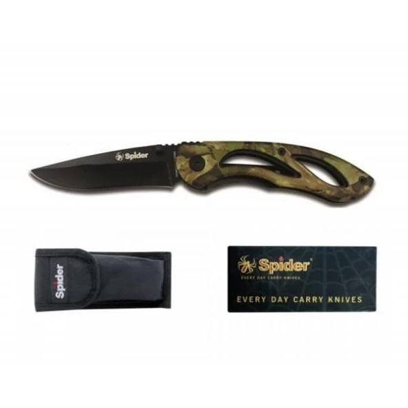 Spider Paslanmaz Bel Klipsli Çakı E155PF