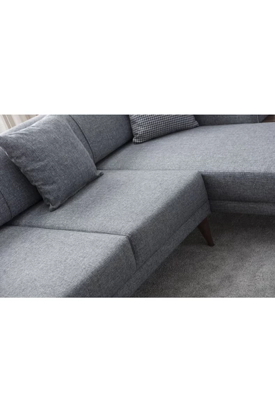 EDSY HOME Drog Köşe Koltuk Takımı Gri - 4