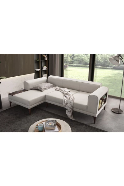 EDSY HOME Drog Köşe Koltuk Takımı Bej - 4