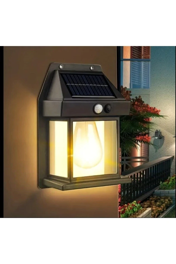 Hareket Sensörlü Güneş Enerjili Bahçe Led Ampul Su Geçirmez 3 Mod'lu Bahçe Led Solar Led