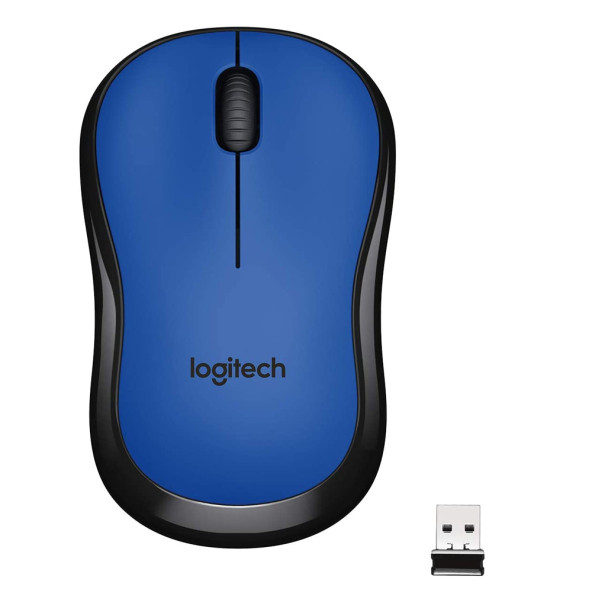 Logitech M220 Sessiz Kompakt Kablosuz Mouse - Mavi