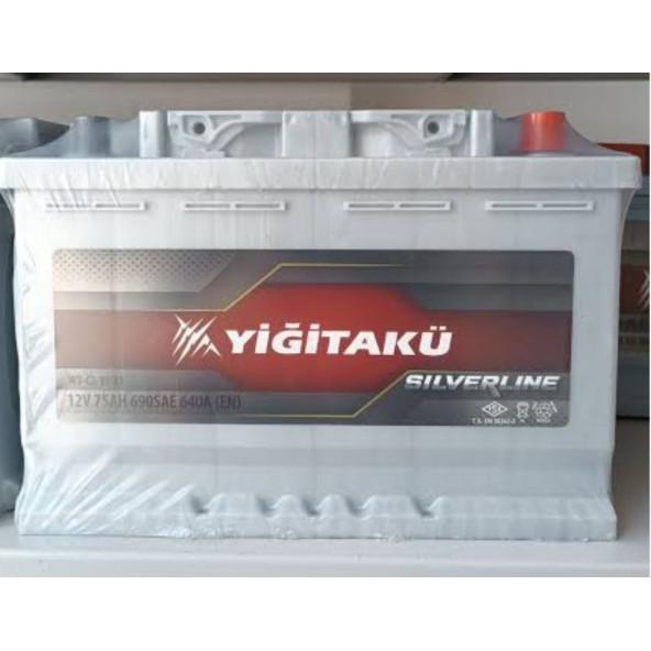 12V 75 AMPER 640A EN YİĞİT AKÜ  Ü.T 2025