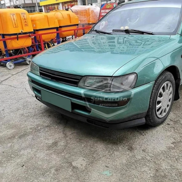 Toyota Corolla AE101 Efsane Kasa 1991-1998 Uyumlu Üniversal Laguna Lip Esnek Ön Lip 2 Parça Tampon Altı Dil Karlık Ön Ek - 4