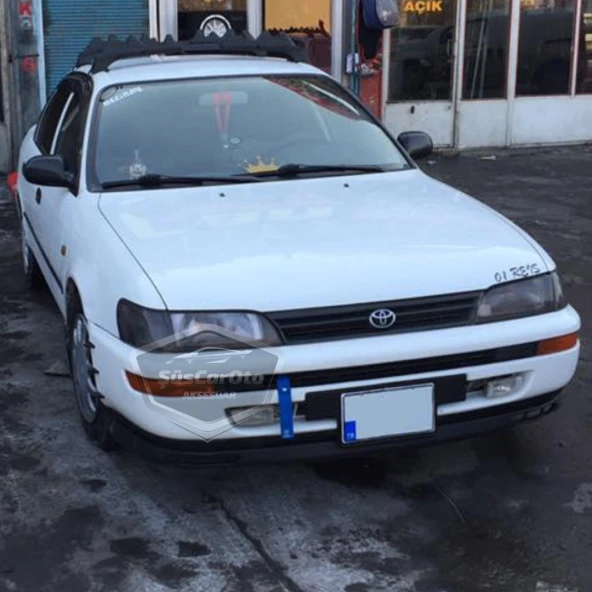Toyota Corolla AE101 Efsane Kasa 1991-1998 Uyumlu Üniversal Laguna Lip Esnek Ön Lip 2 Parça Tampon Altı Dil Karlık Ön Ek - 5