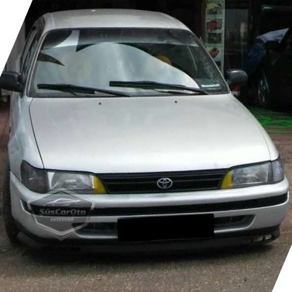 Toyota Corolla AE101 Efsane Kasa 1991-1998 Uyumlu Üniversal Laguna Lip Esnek Ön Lip 2 Parça Tampon Altı Dil Karlık Ön Ek - 9