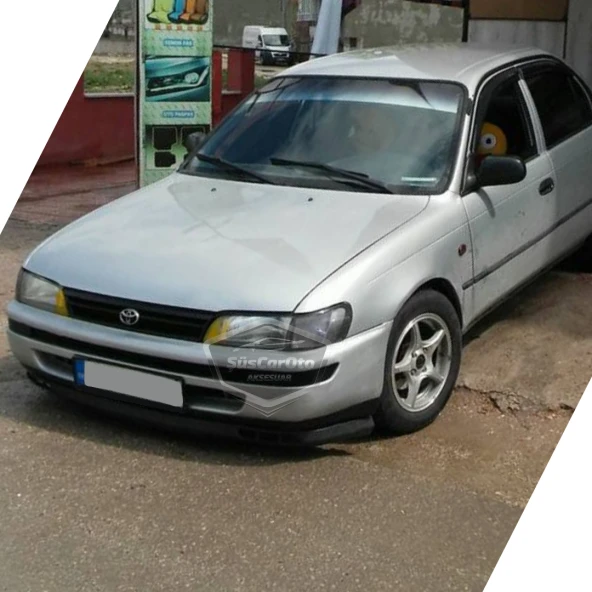 Toyota Corolla AE101 Efsane Kasa 1991-1998 Uyumlu Üniversal Laguna Lip Esnek Ön Lip 2 Parça Tampon Altı Dil Karlık Ön Ek - 10