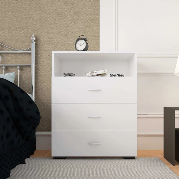 MODİLAYN DENİZ Geniş 3 Çekmeceli Şifonyer - 2