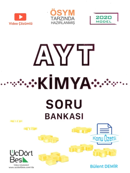 ÜçDörtBeş AYT Kimya Soru Bankası