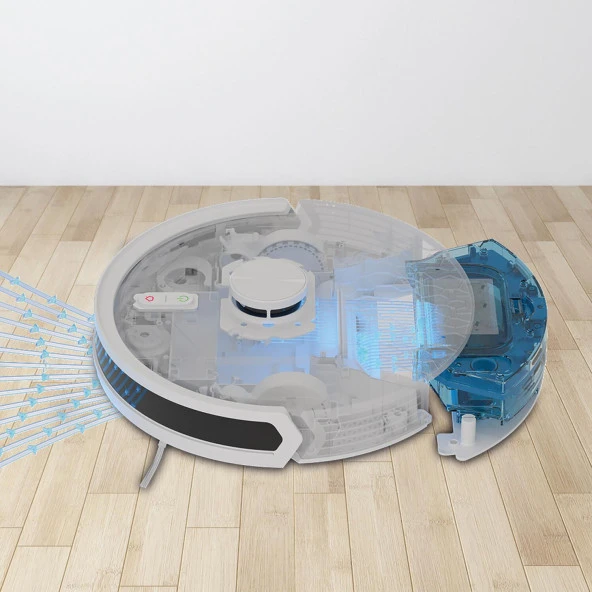 Blaupunkt S40 Robomaster Robot Süpürge Beyaz - 3