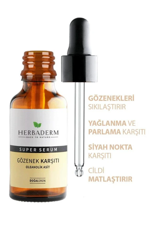Herbaderm Superserum Gözenek Karşıtı 30 ml - Resim 3