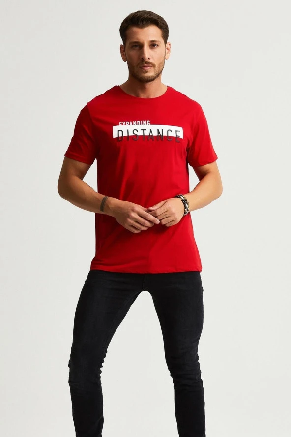 ALEXANDERGARDI Baskılı T-shirt, Kırmızı (e21-un)