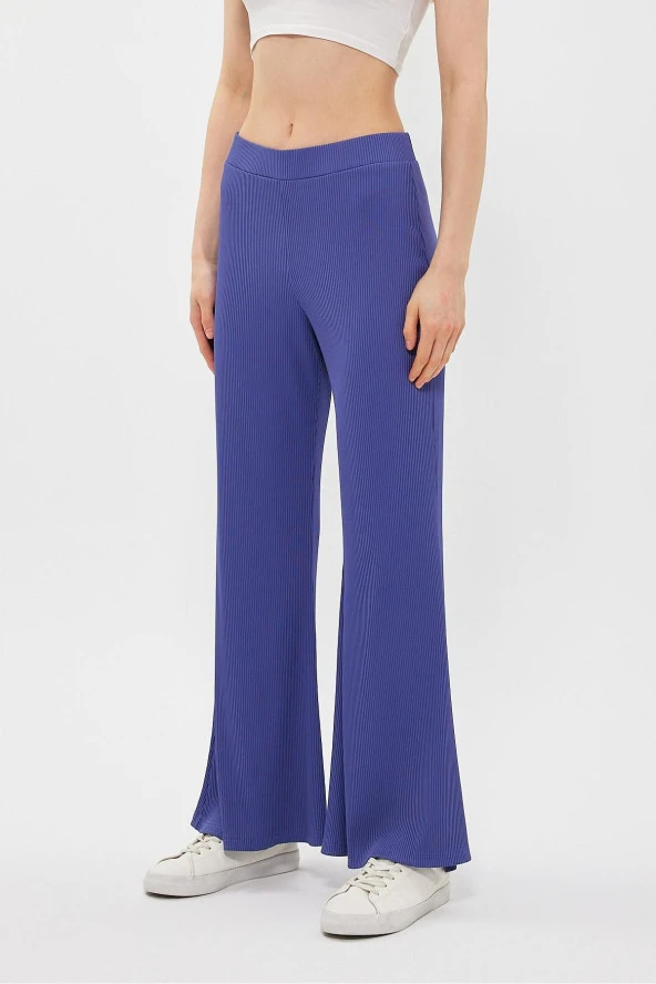 ALEXANDERGARDI BELİ LASTİKLİ FİTİLLİ İSPANYOL PAÇA PANTOLON(B24-00188) - 3