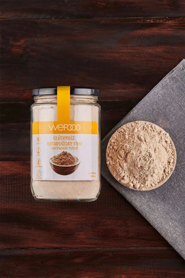 Wefood Glütensiz Çiğ Karabuğday Unu 350 gr - Resim 2