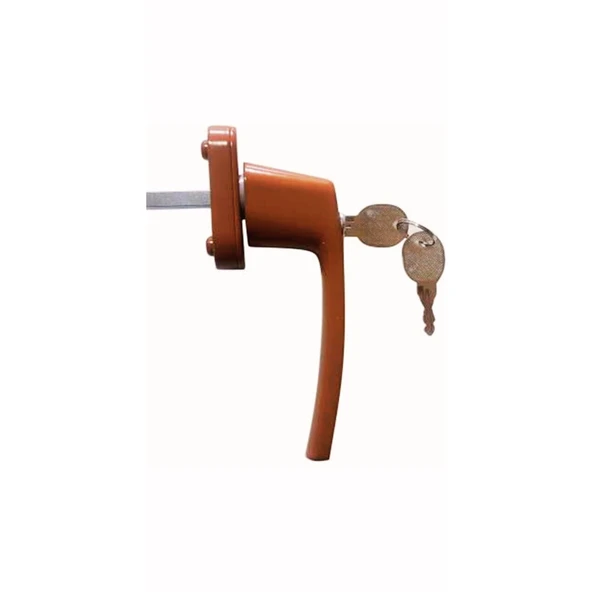 Anahtarlı Pvc Pimapen Pencere ve Balkon Kapı Kolu Kilitli Tekli - 3