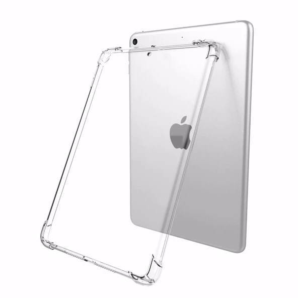 Apple iPad 6. Nesil 9.7 Kılıf Darbelere Dayanıklı Şeffaf Kapak A1822 A1823 A1893 A1954 - 4
