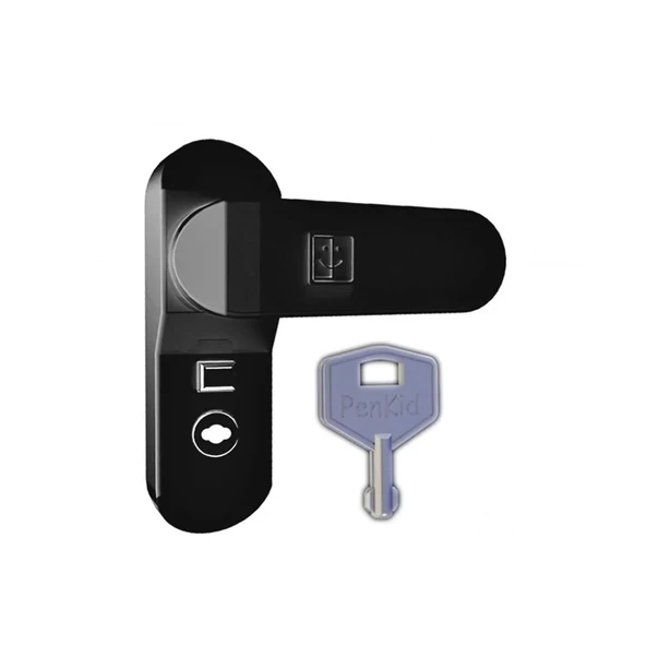 Penkid Pvc Çocuk Emniyet Güvenlik Kilidi Düğmeli Anahtarlı Beyaz - 3
