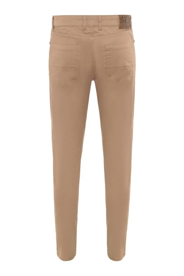 Slim 5 Cep Kalıp Düz Pantolon - 8