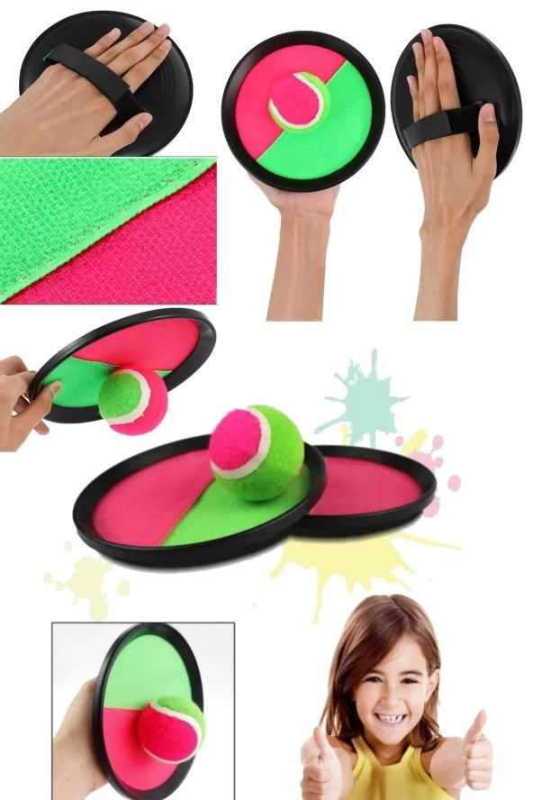 Çocuk Ve Yetişkin At Tut Oyunu Cırt Cırtlı Top Yakalama Eğlenceli Ve Eğitici Oyuncak Tenis Oyuncağı