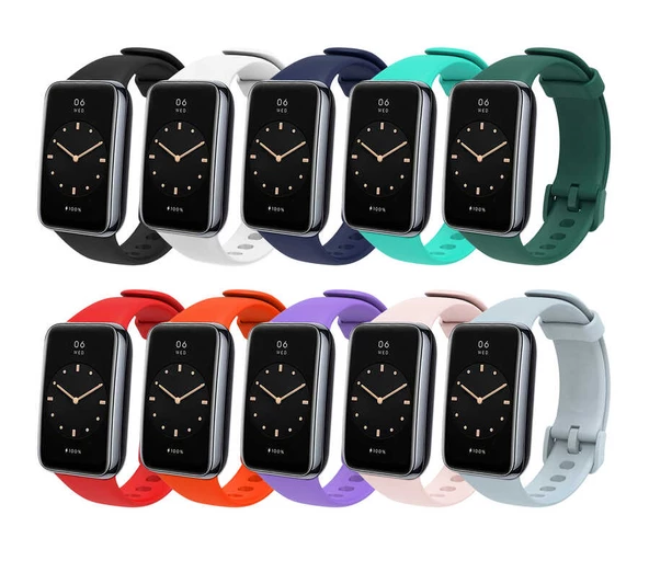 Xiaomi Mi Band 7 Pro Kordon Spor Silikon Kordon Mix 70